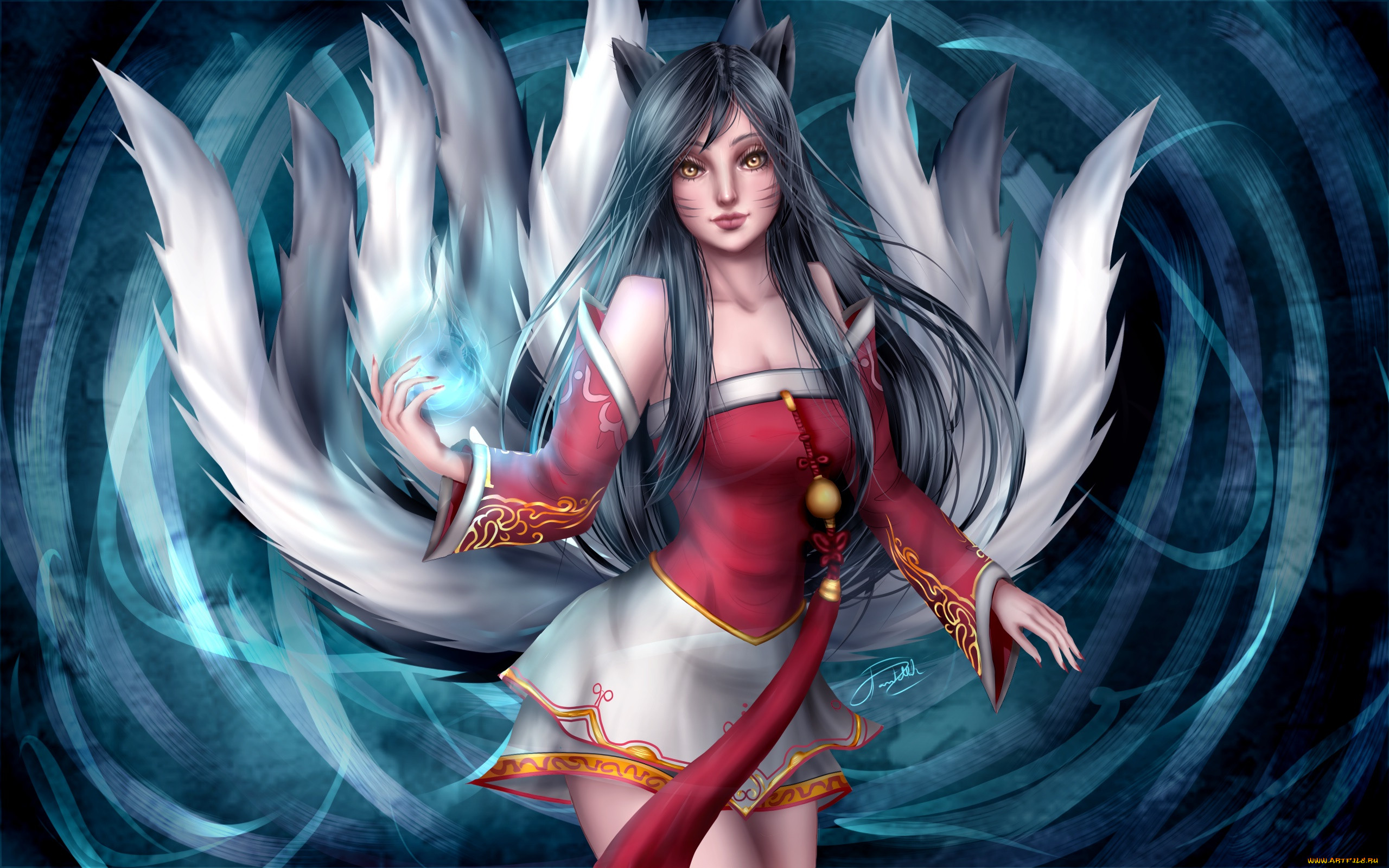  , league of legends, , ahri